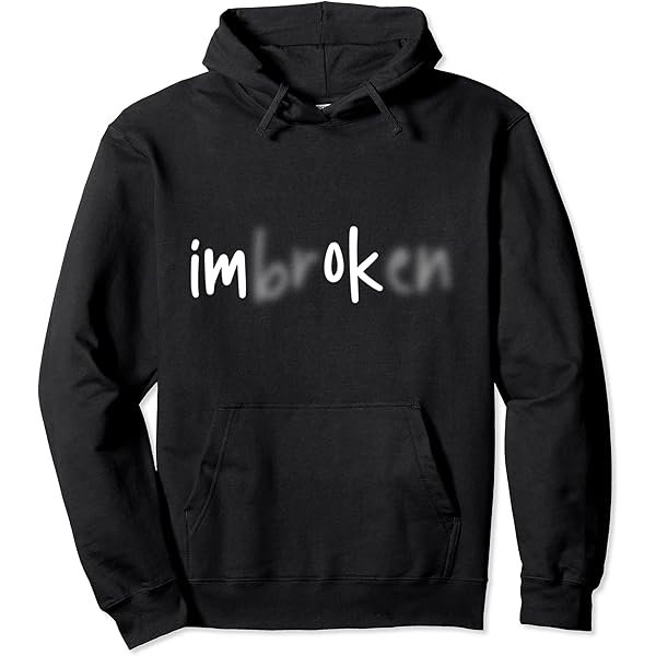 Amazon.com: i'm Ok Broken Pullover Hoodie : Clothing, Shoes & Jewelry